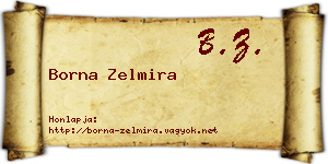 Borna Zelmira névjegykártya